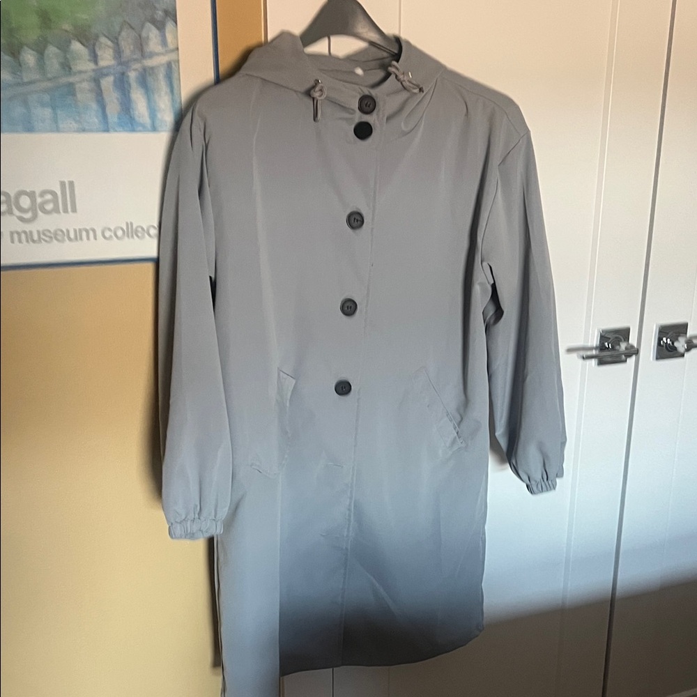 Mint green  Hooded women’s lightweight Coat